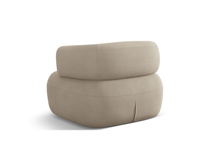 Sessel Samt Beige Jenny — Detailansicht
