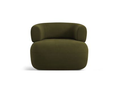 Sessel Samt Beige Jenny — Dark Grey