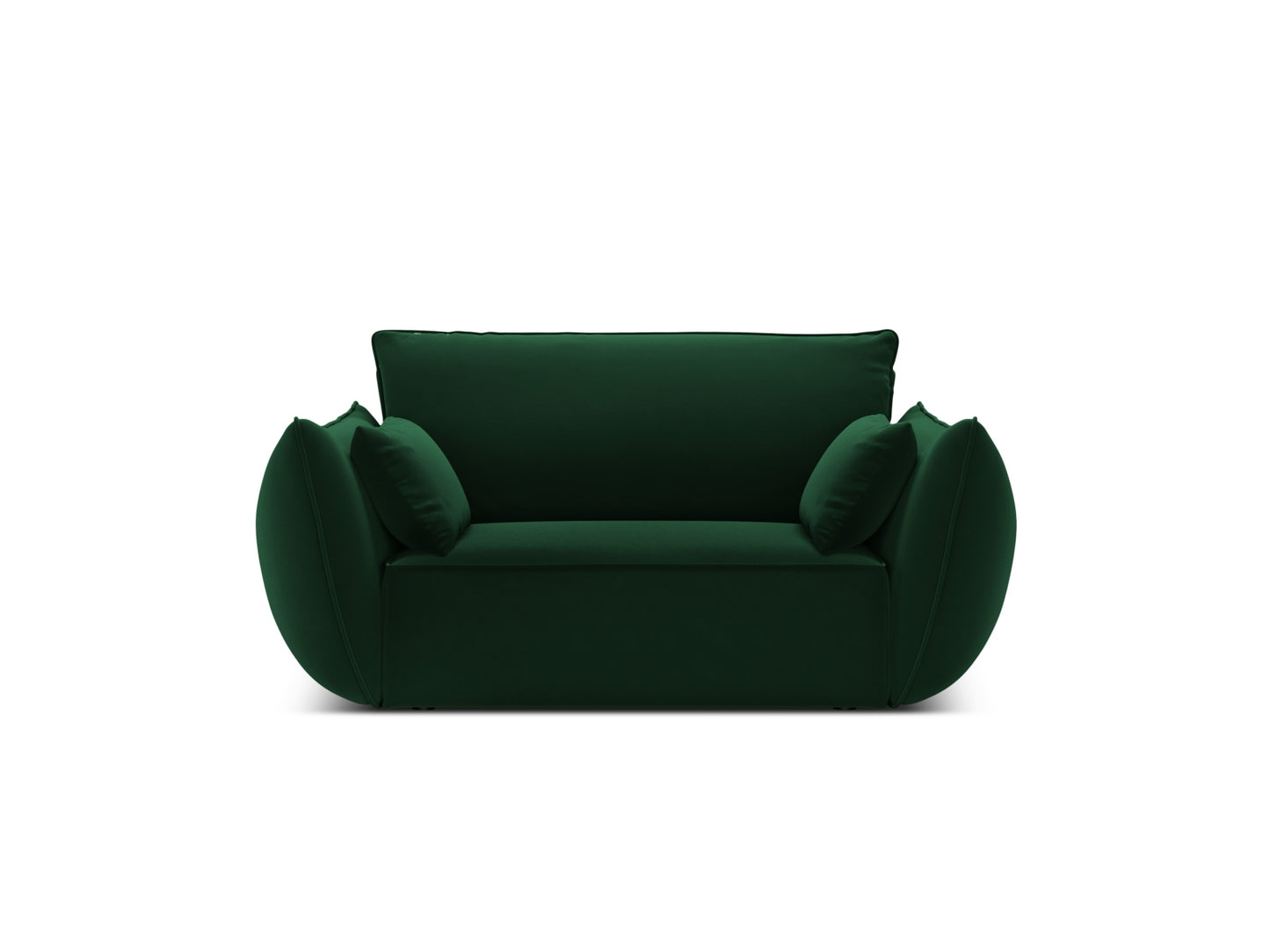 Sessel Samt Schwarz Kaelle — Bottle Green