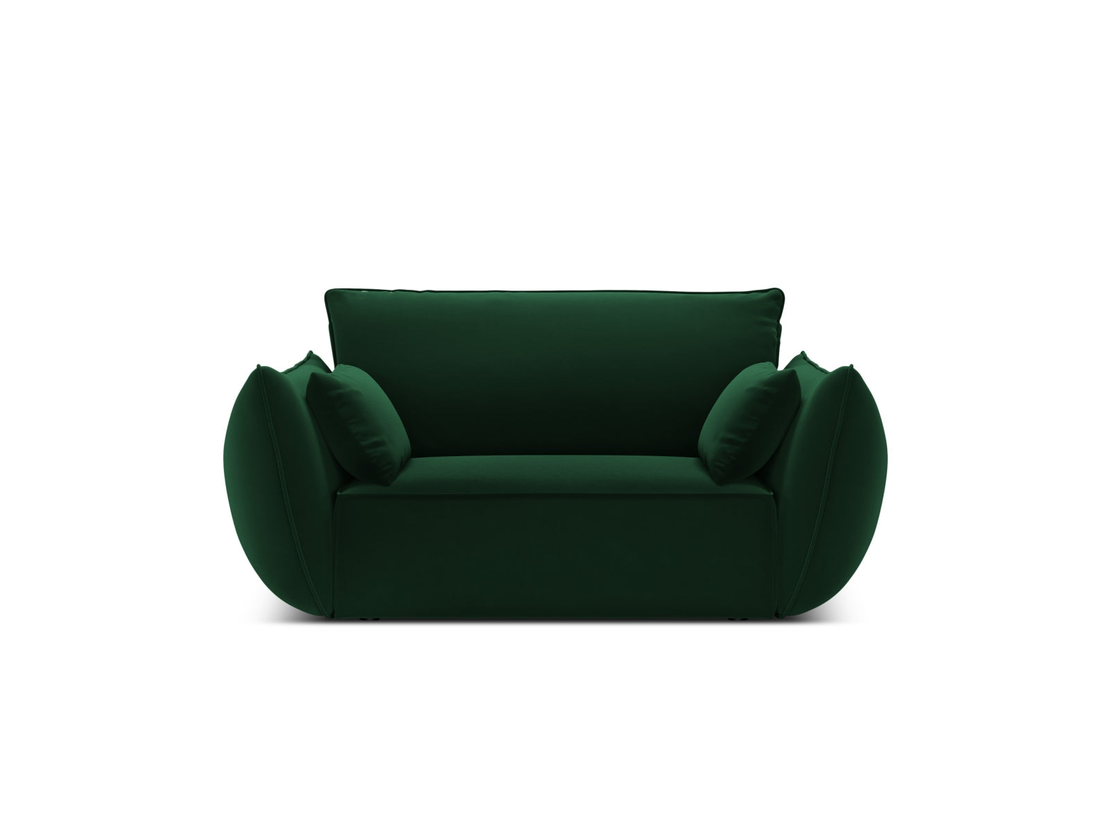 Kaelle Armchair, 128x110 cm — Bottle Green