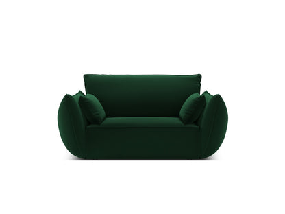 Sessel Samt Schwarz Kaelle — Bottle Green
