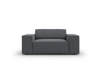 Sessel Strukturstoff Schwarz Jodie — Dark Grey