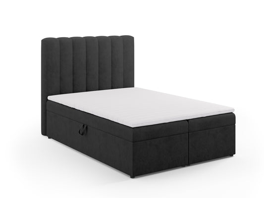 Kelp Boxspring Bed Set: Headboard + Box Springs/Mattress + Mattress Topper