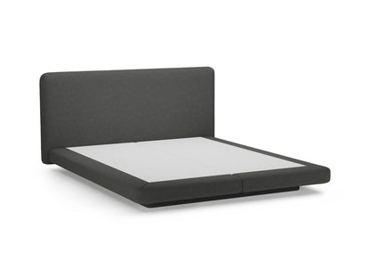 Bett Strukturstoff Anthrazit Linea — Maße und Details