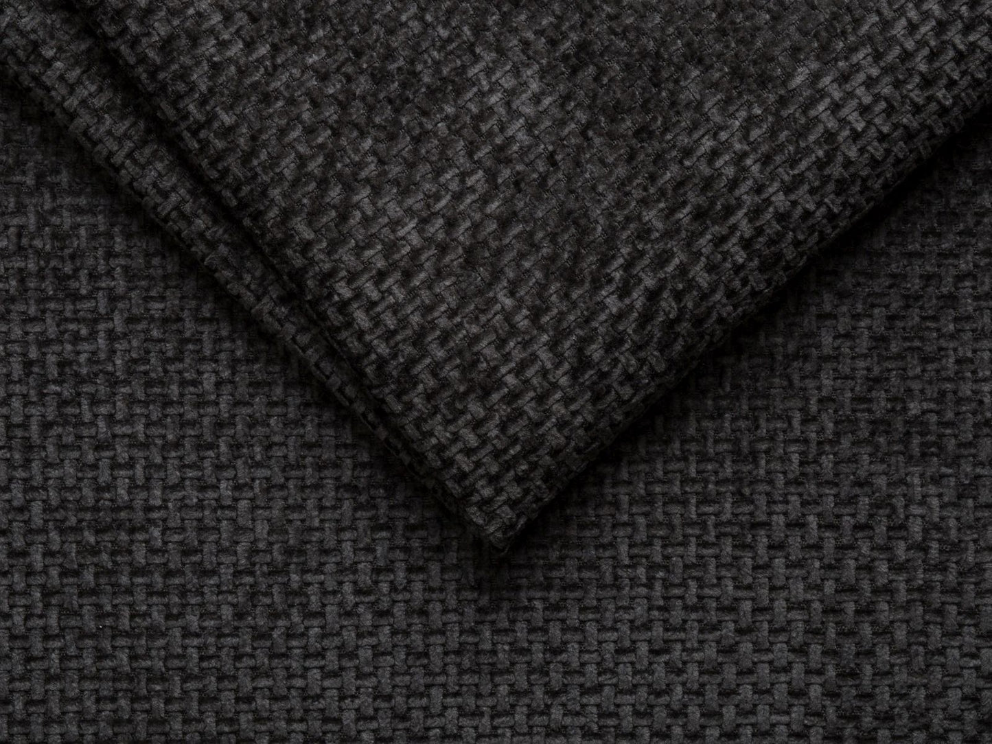 Bettgestell Chenille Anthrazit Whale — Maße und Details