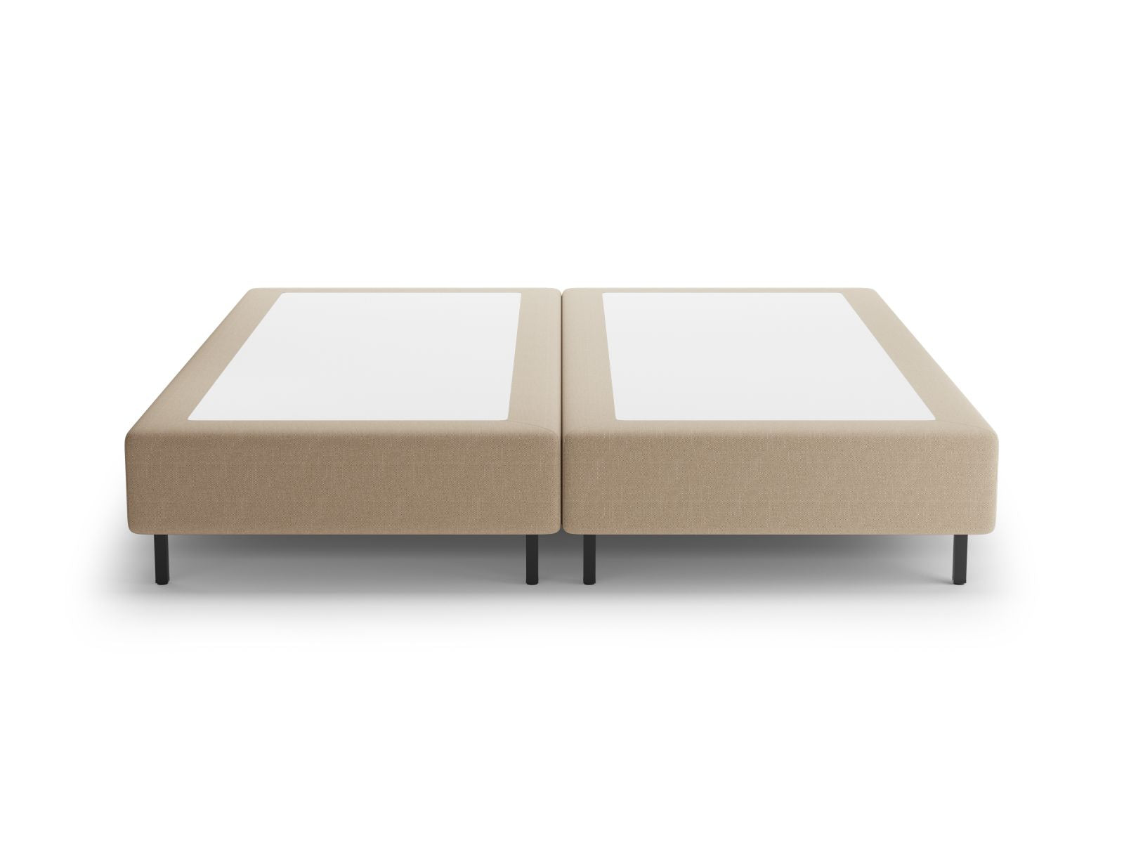Bettgestell Strukturstoff Beige Whale — Detailansicht