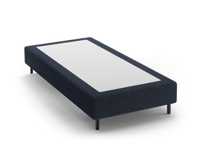 Bettgestell Chenille Anthrazit Whale — Navy Blue / Black Metal