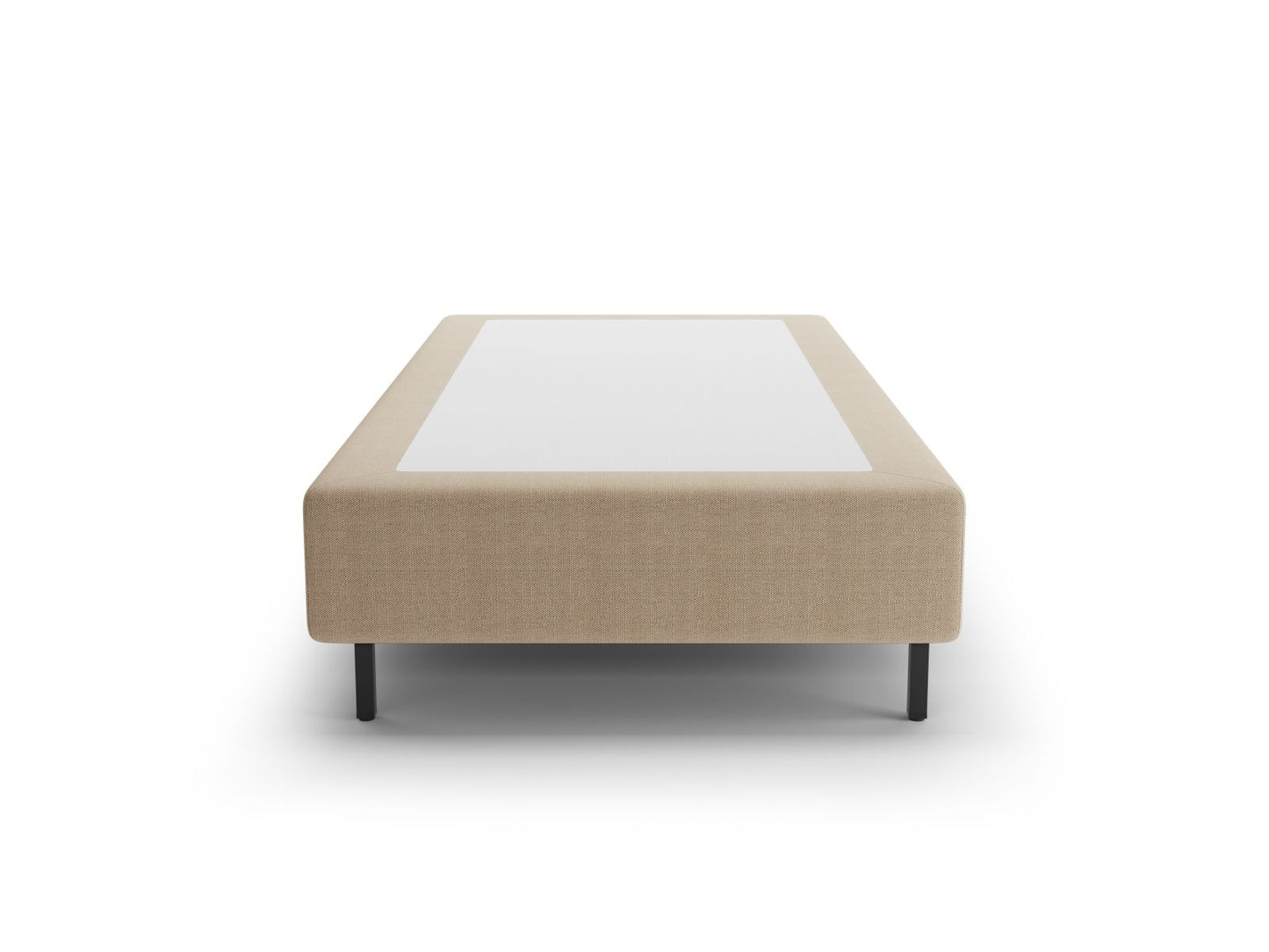 Bettgestell Strukturstoff Beige Whale — Detailansicht