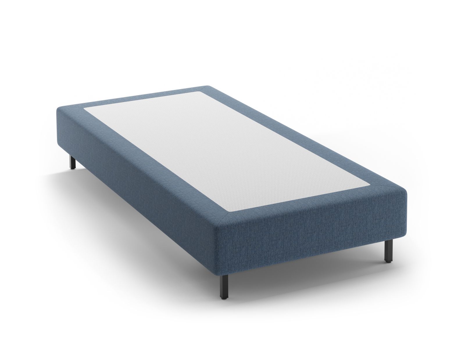 Whale Bed Base — Dark Blue / Black Metal