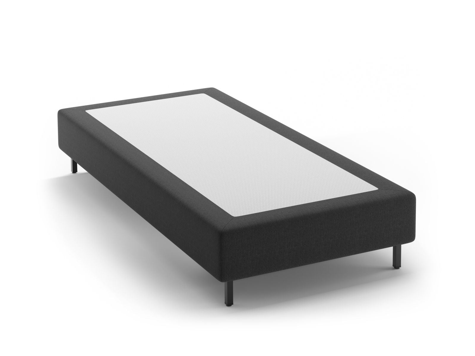 Whale Bed Base — Black / Black Metal