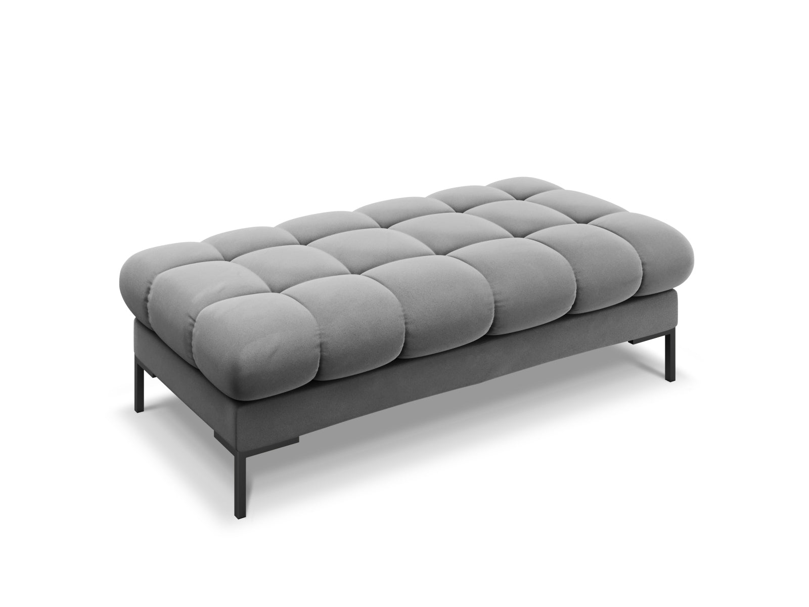 Mamaia Bench, 2 Seats, 133x62 cm — Light Grey