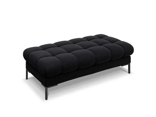Mamaia Bench, 2 Seats, 133x62 cm — Black