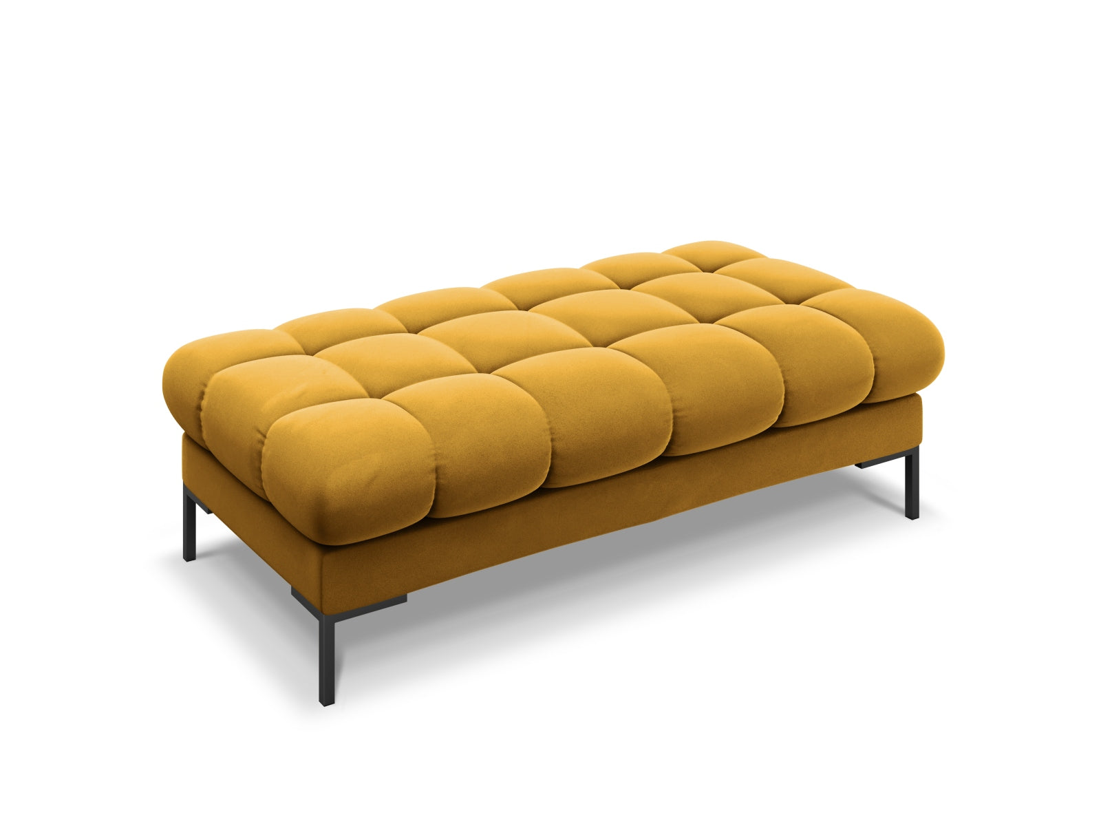 Mamaia Bench, 2 Seats, 133x62 cm — Yellow