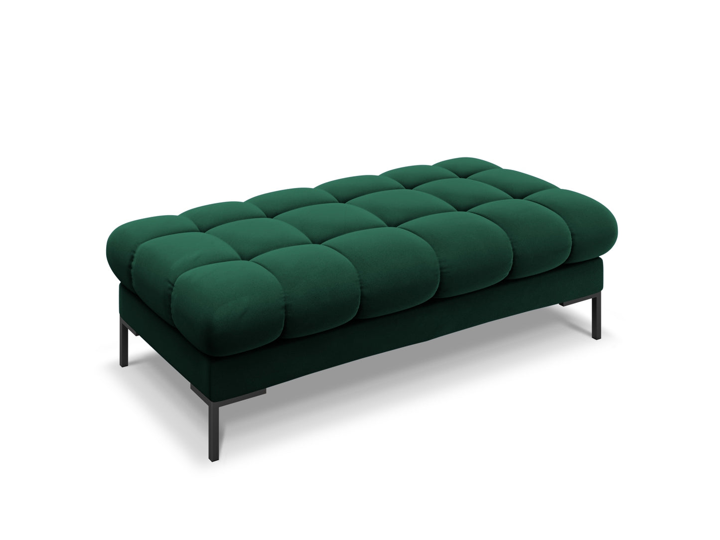 Sitzbank Samt Schwarz Mamaia — Bottle Green