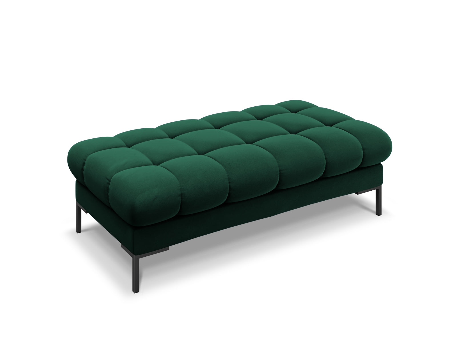 Mamaia Bench, 2 Seats, 133x62 cm — Bottle Green