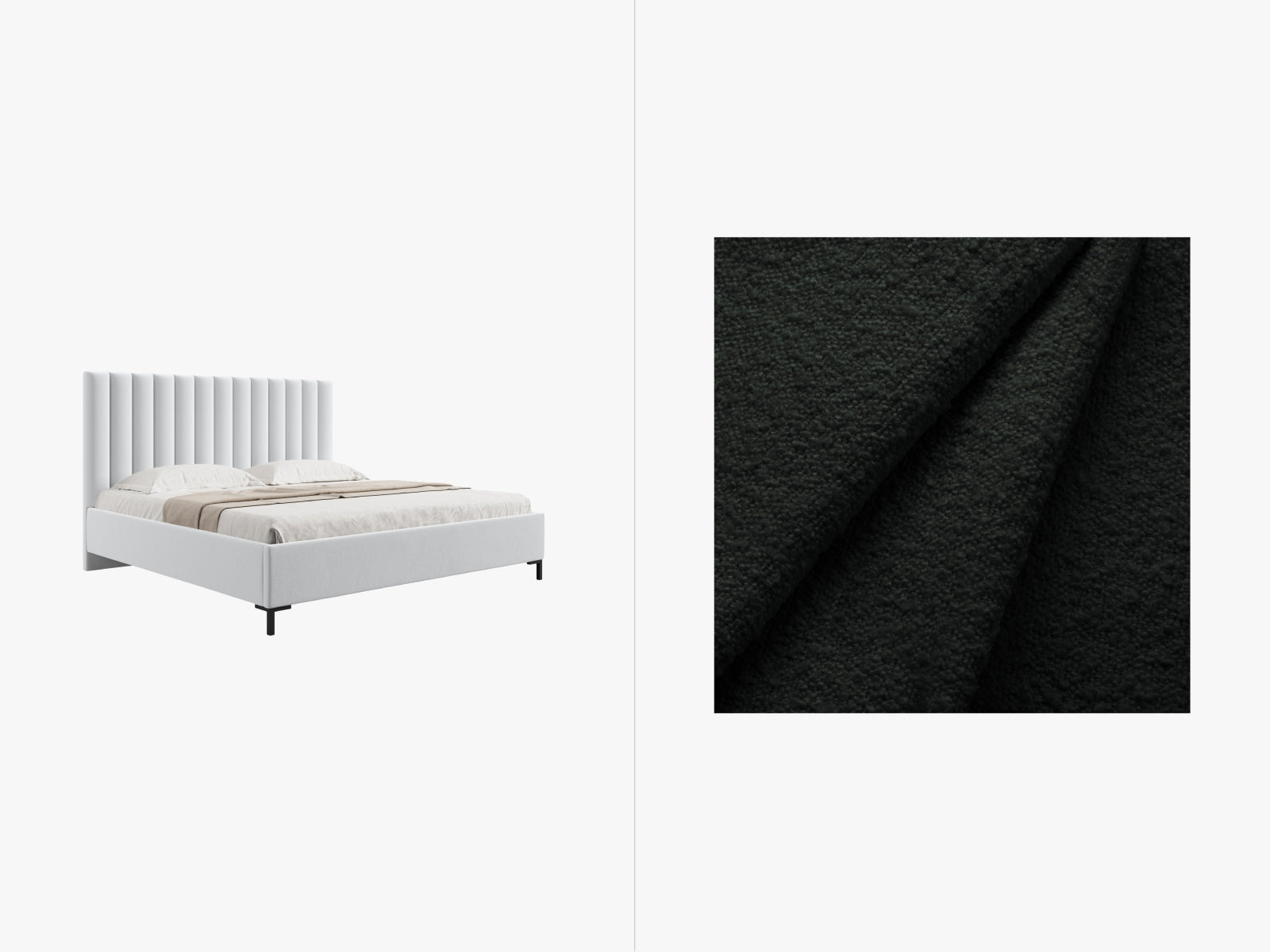 Allison Storage Bed With Headboard — Black