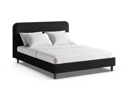 Bett Bouclé Beige Aveline — Black