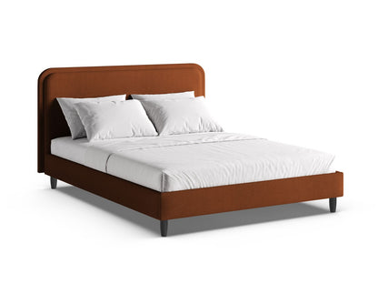 Bett Bouclé Beige Aveline — Terracotta