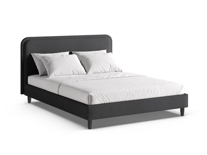 Bett Bouclé Beige Aveline — Dark Grey