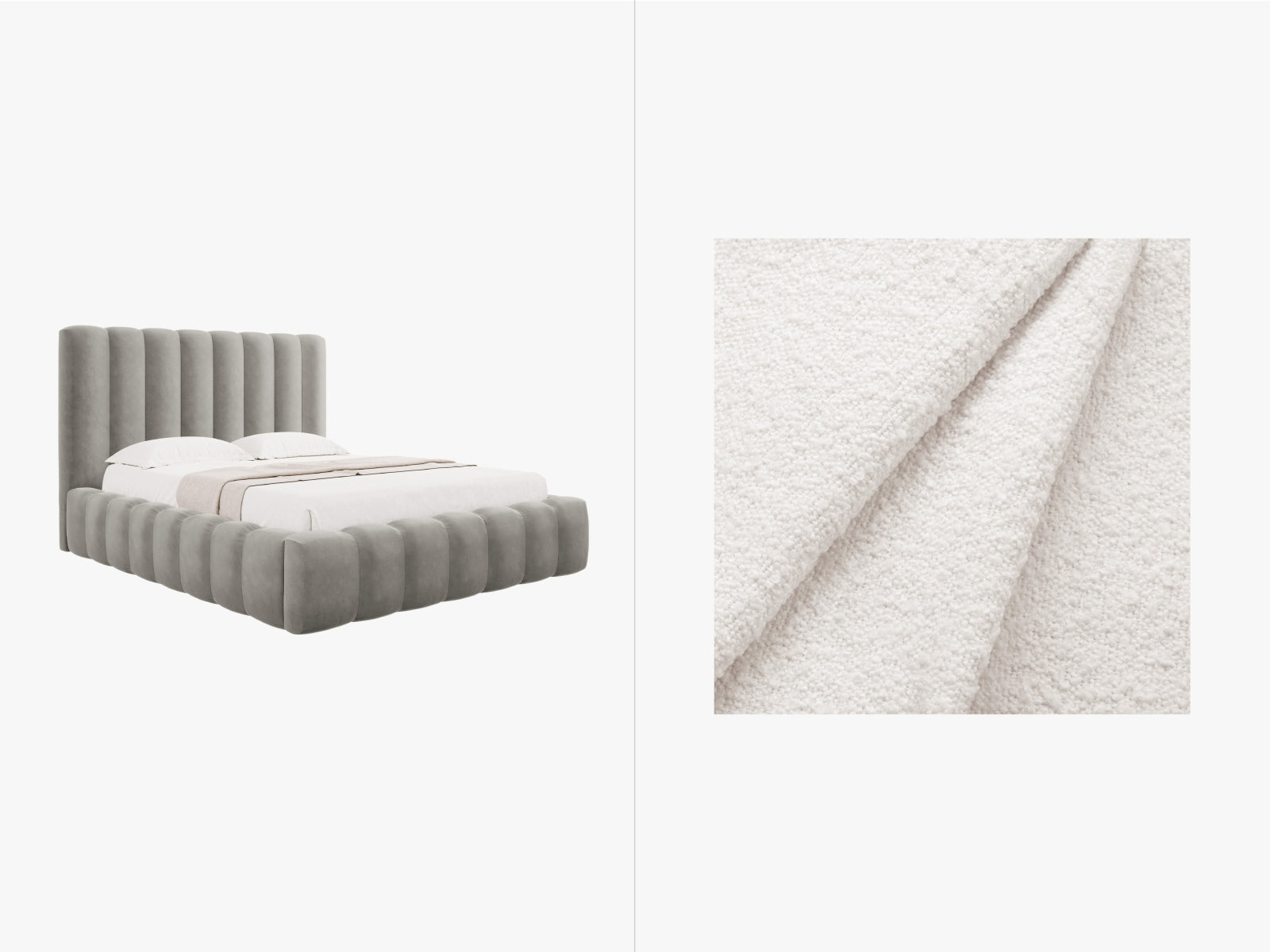 Kelp Storage Bed With Headboard — White