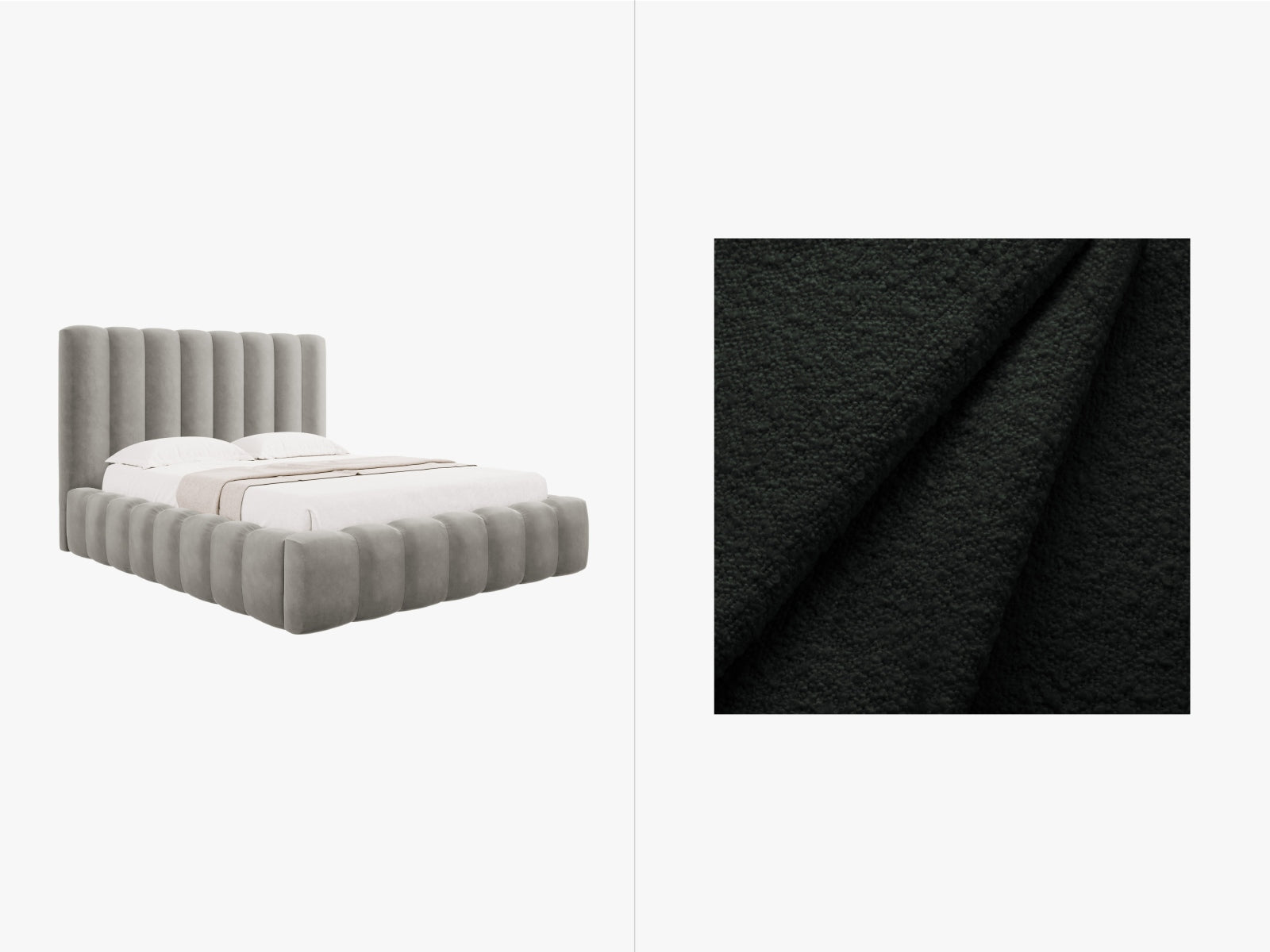 Kelp Storage Bed With Headboard — Black