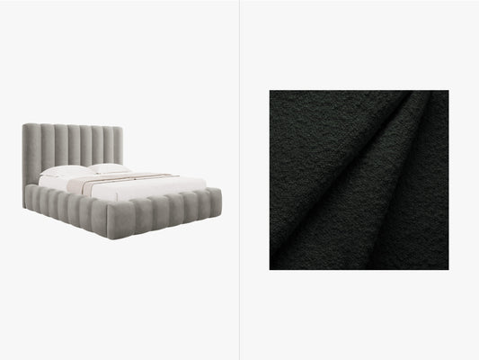 Kelp Storage Bed With Headboard — Black
