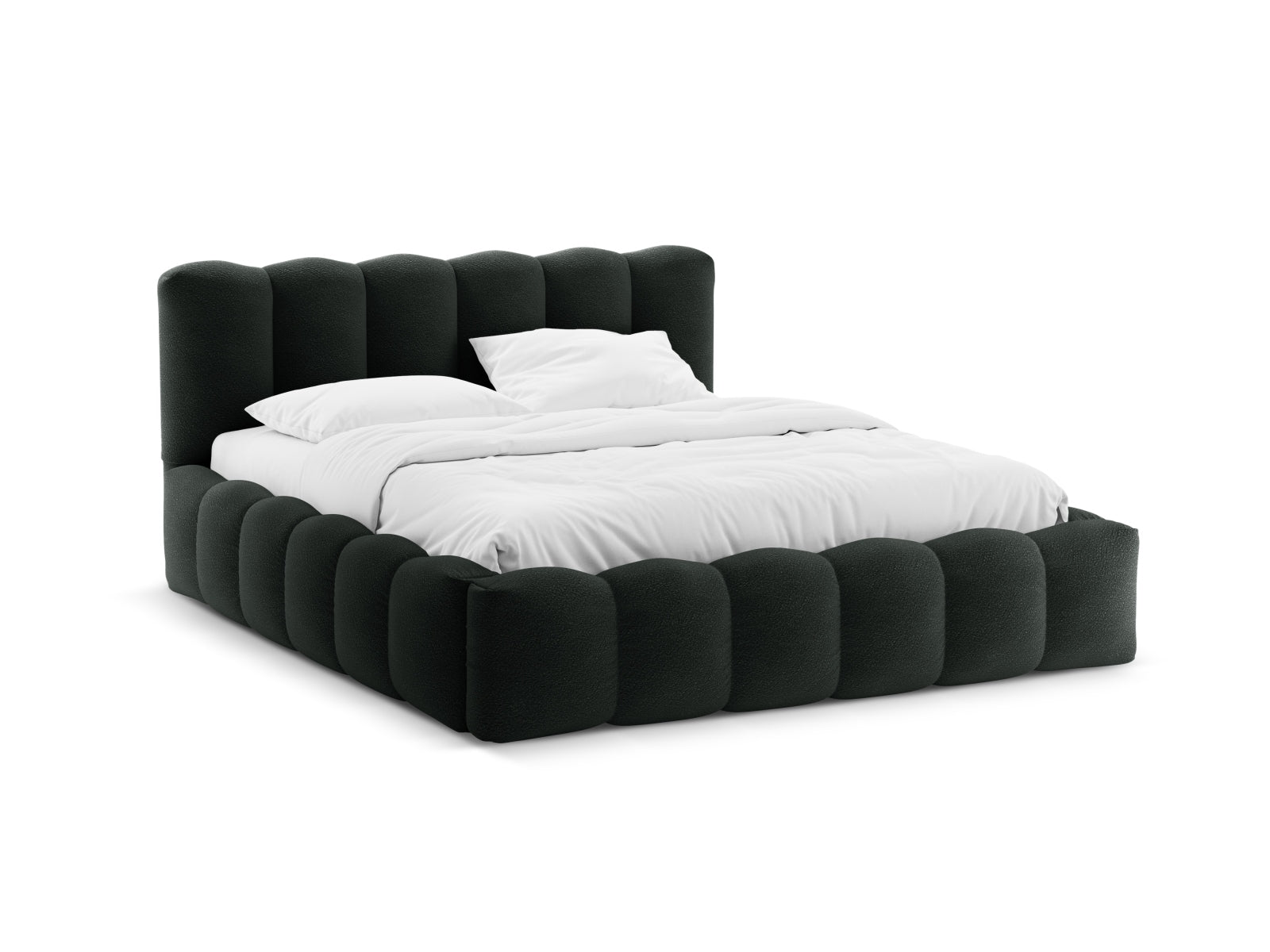 Lupine Storage Bed With Headboard — Black