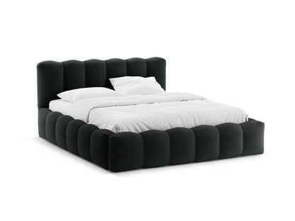 Bett Bouclé Beige Lupine — Black
