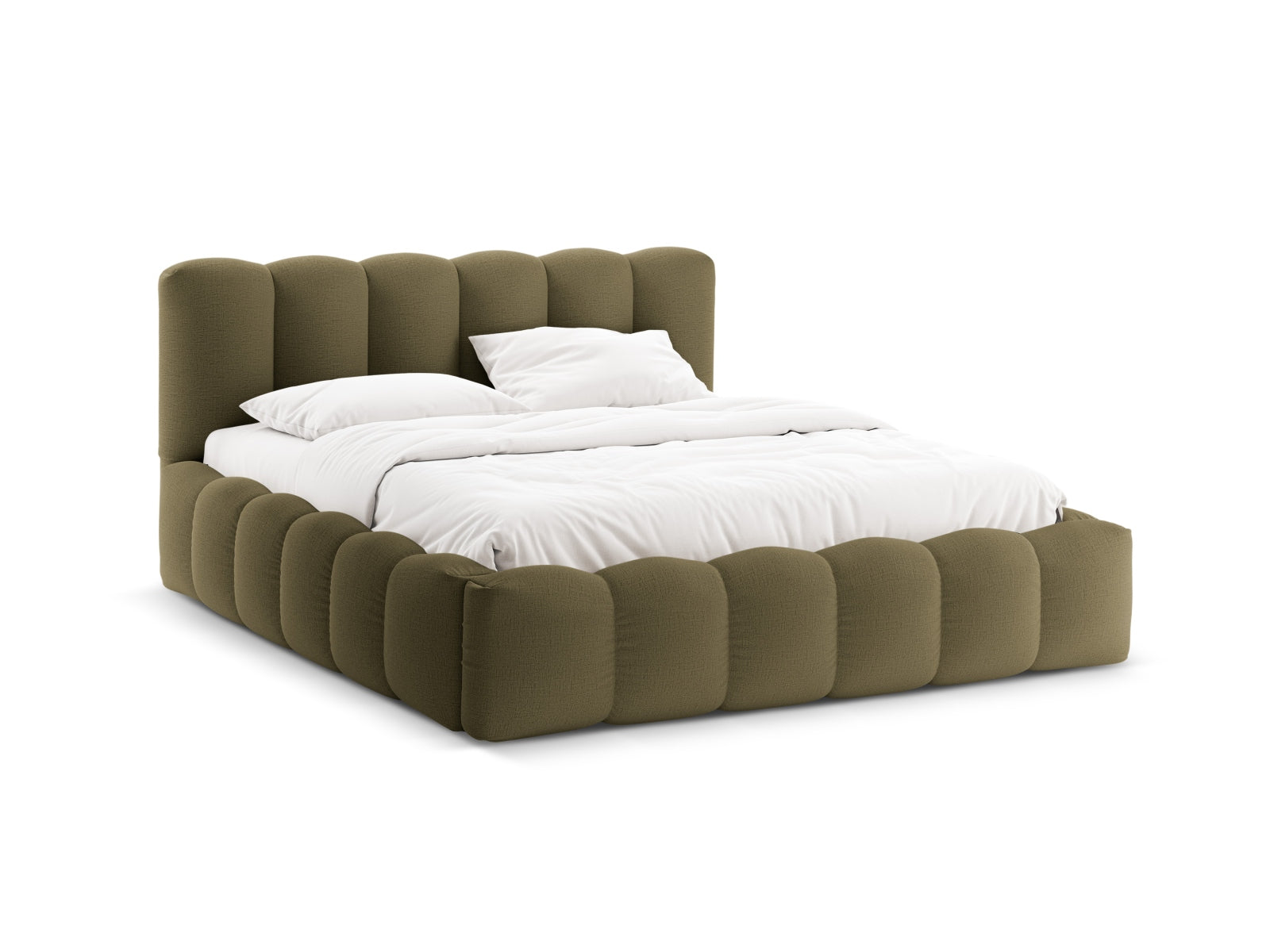 Lupine Storage Bed With Headboard — Green