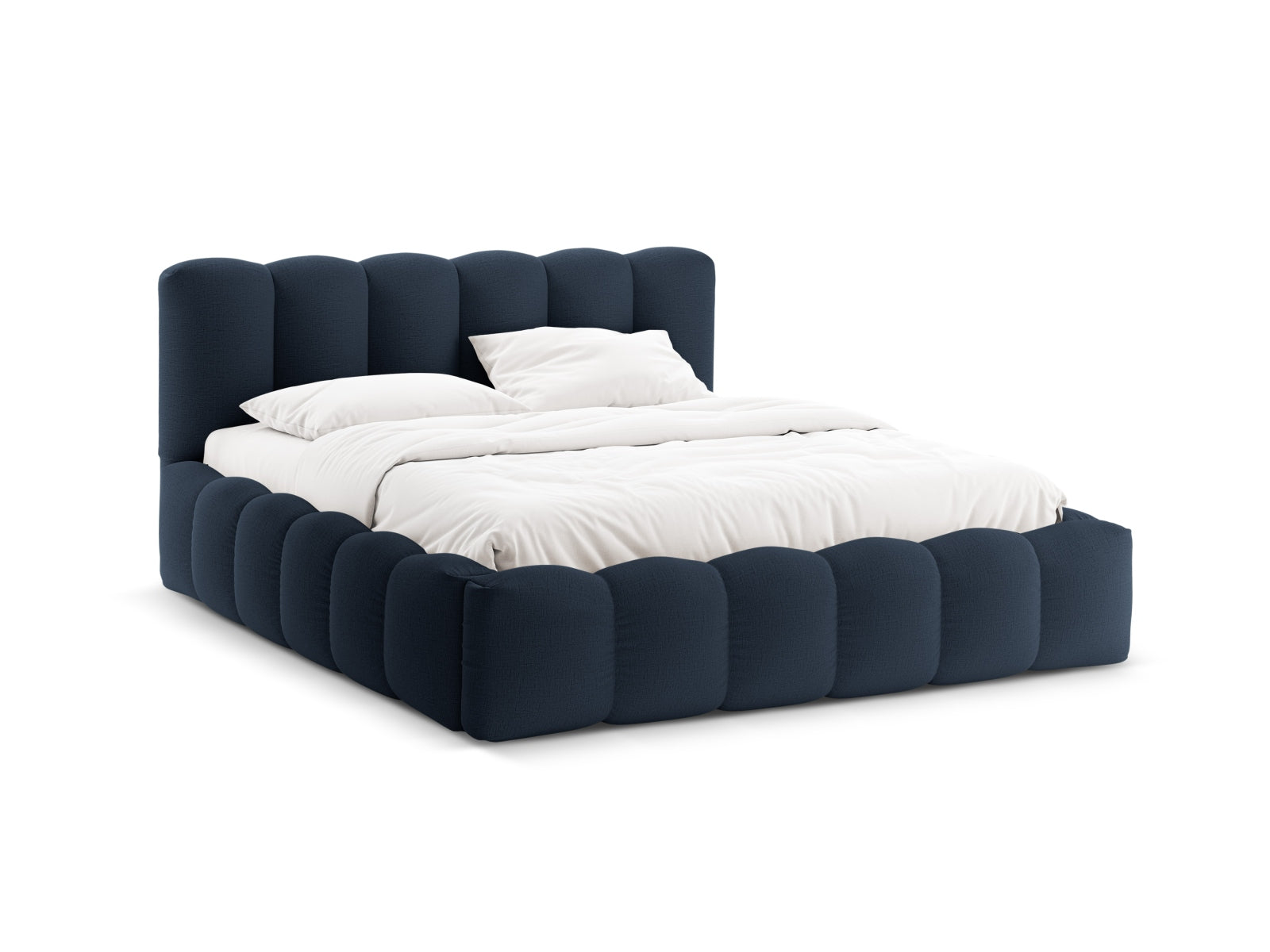 Lupine Storage Bed With Headboard — Royal Blue