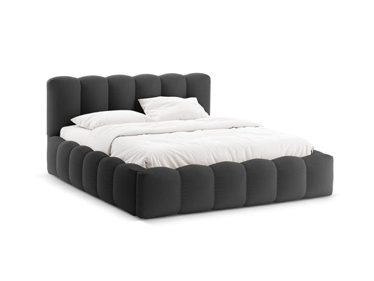 Lupine Storage Bed With Headboard — Anthracite
