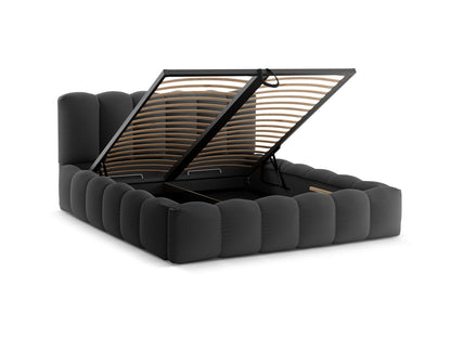 Bett Strukturstoff Anthrazit Lupine — Ansicht 4