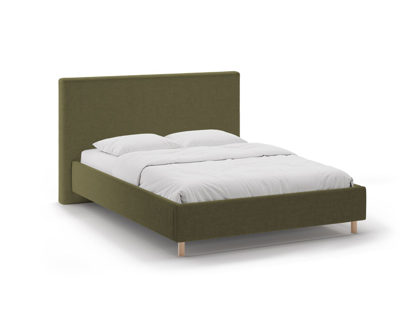 Bett Strukturstoff Anthrazit Eloise — Green