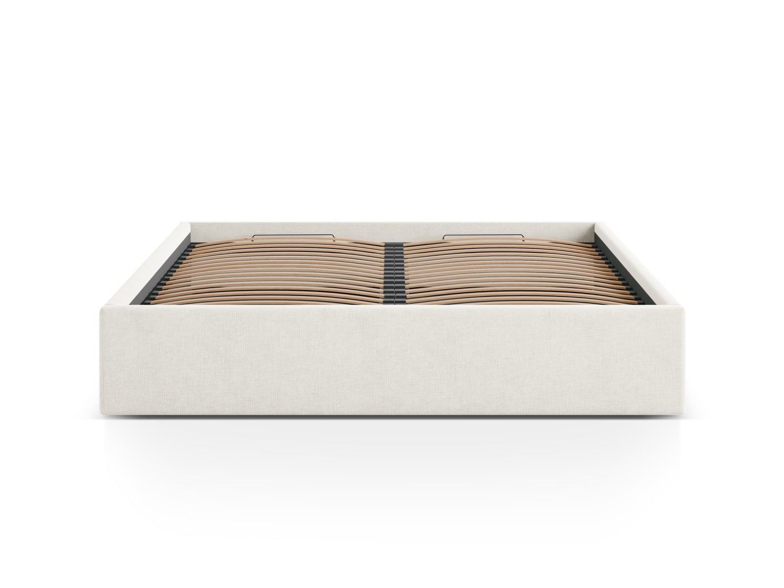 Susan Storage Bed — Light Beige
