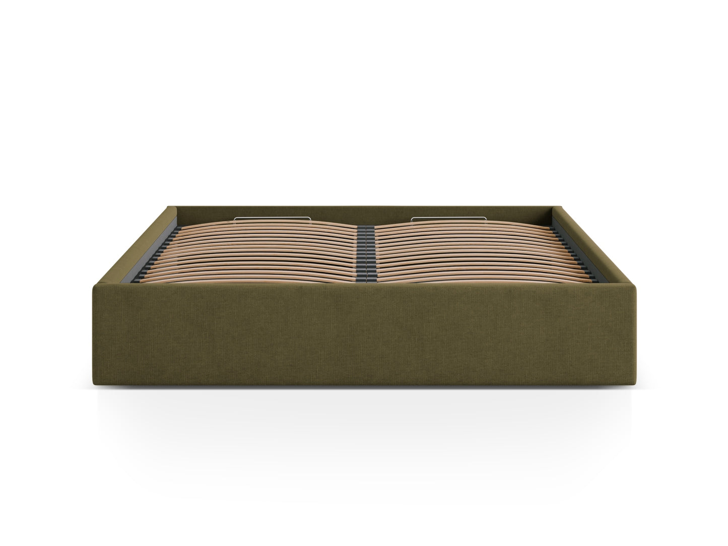 Bett Strukturstoff Anthrazit Susan — Green