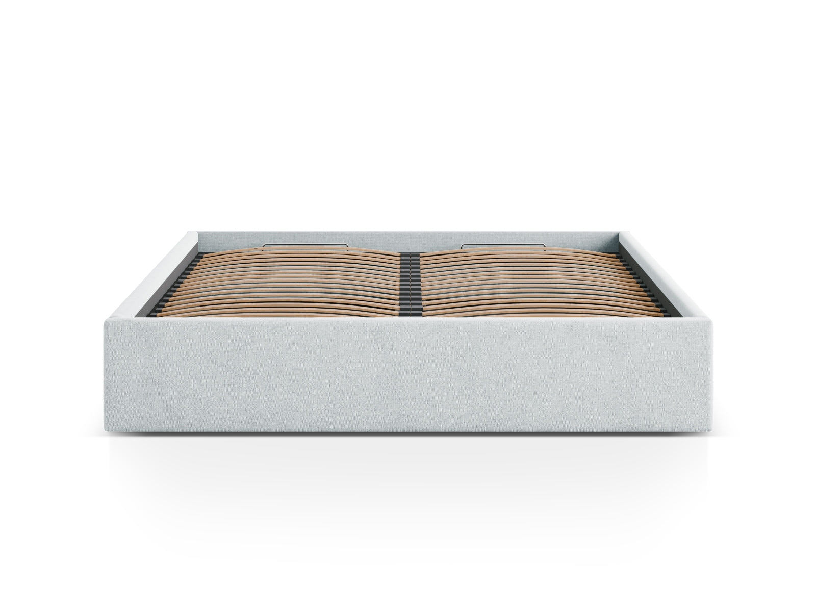 Susan Storage Bed — Light Grey
