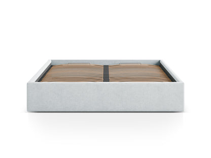 Bett Strukturstoff Anthrazit Susan — Light Grey