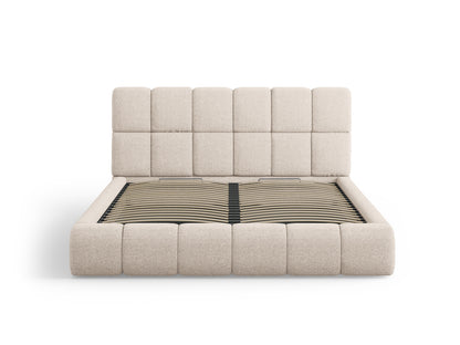 Bett Chenille Beige Bellis — Maße und Details