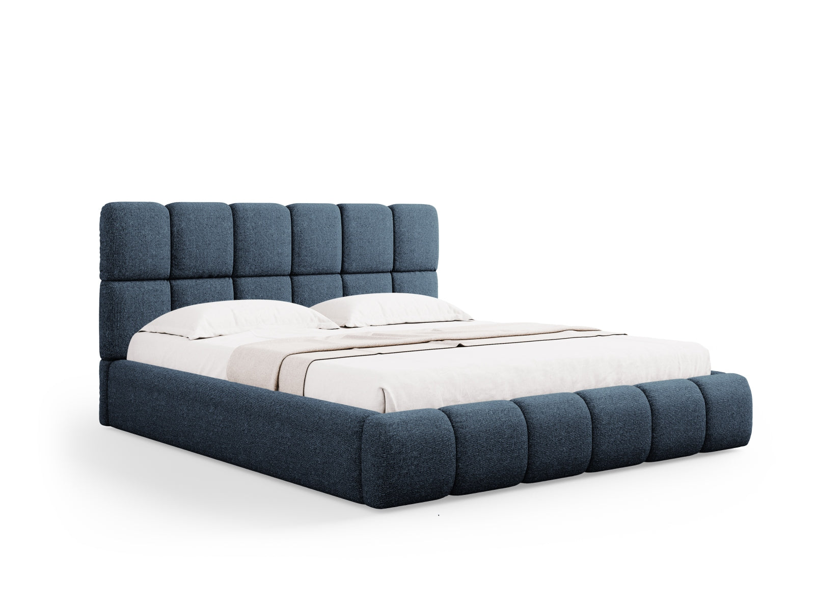 Bellis Storage Bed With Headboard — Royal Blue