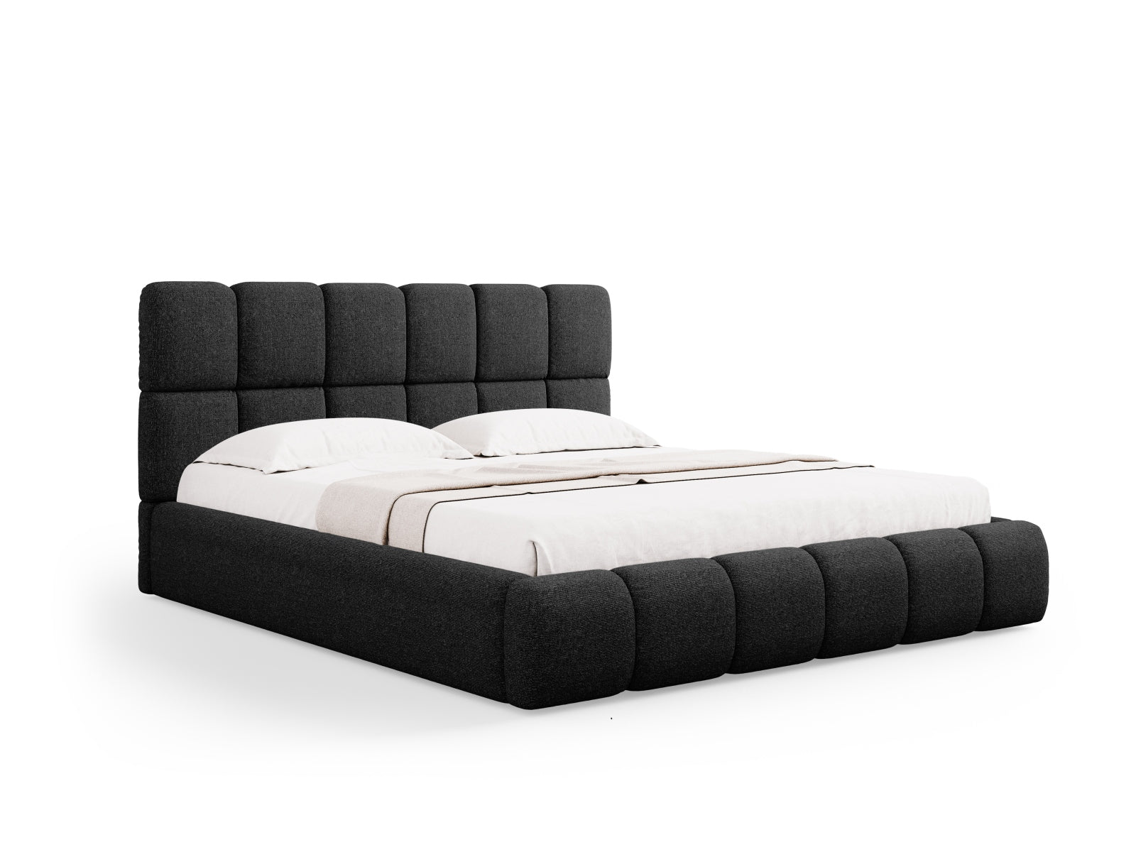 Bellis Storage Bed With Headboard — Black
