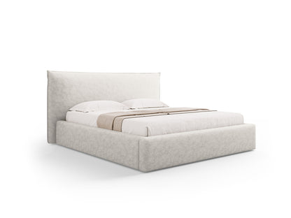 Bett Chenille Dark Blue Kaelle — Light Beige