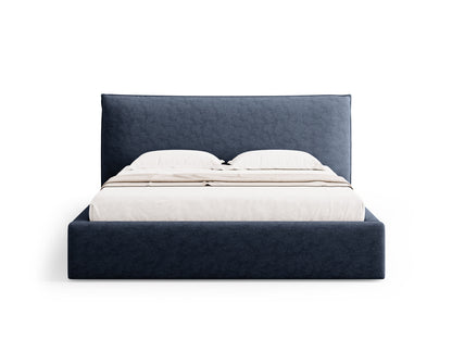 Bett Chenille Dark Blue Kaelle — Detailansicht