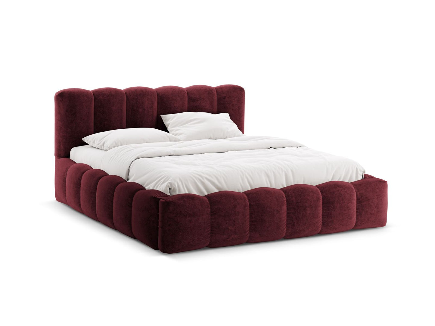 Bett Chenille Beige Lupine — Cherrywood