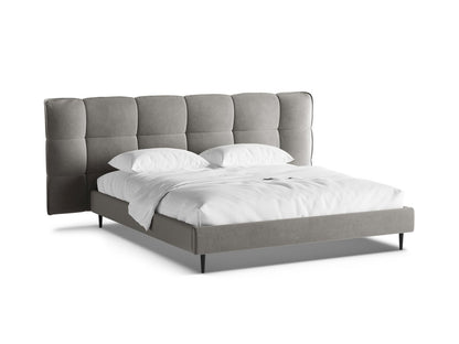 Bett Samt Schwarz Eric — Grey