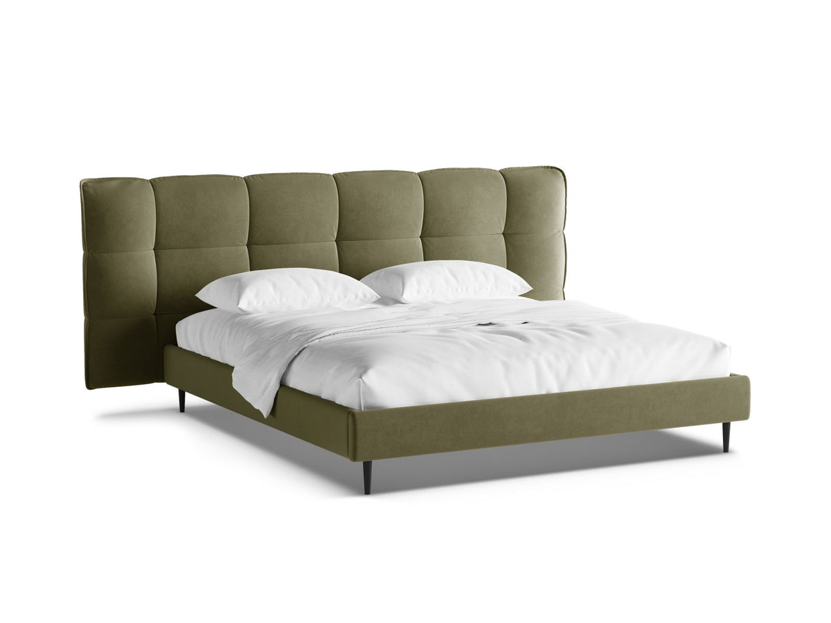 Eric Storage Bed With Headboard — Light Green
