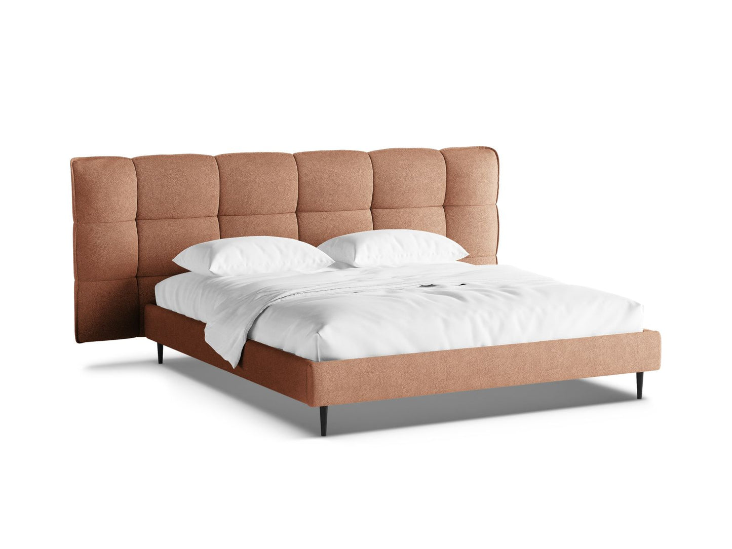 Bett Bouclé Brick Eric — Peach