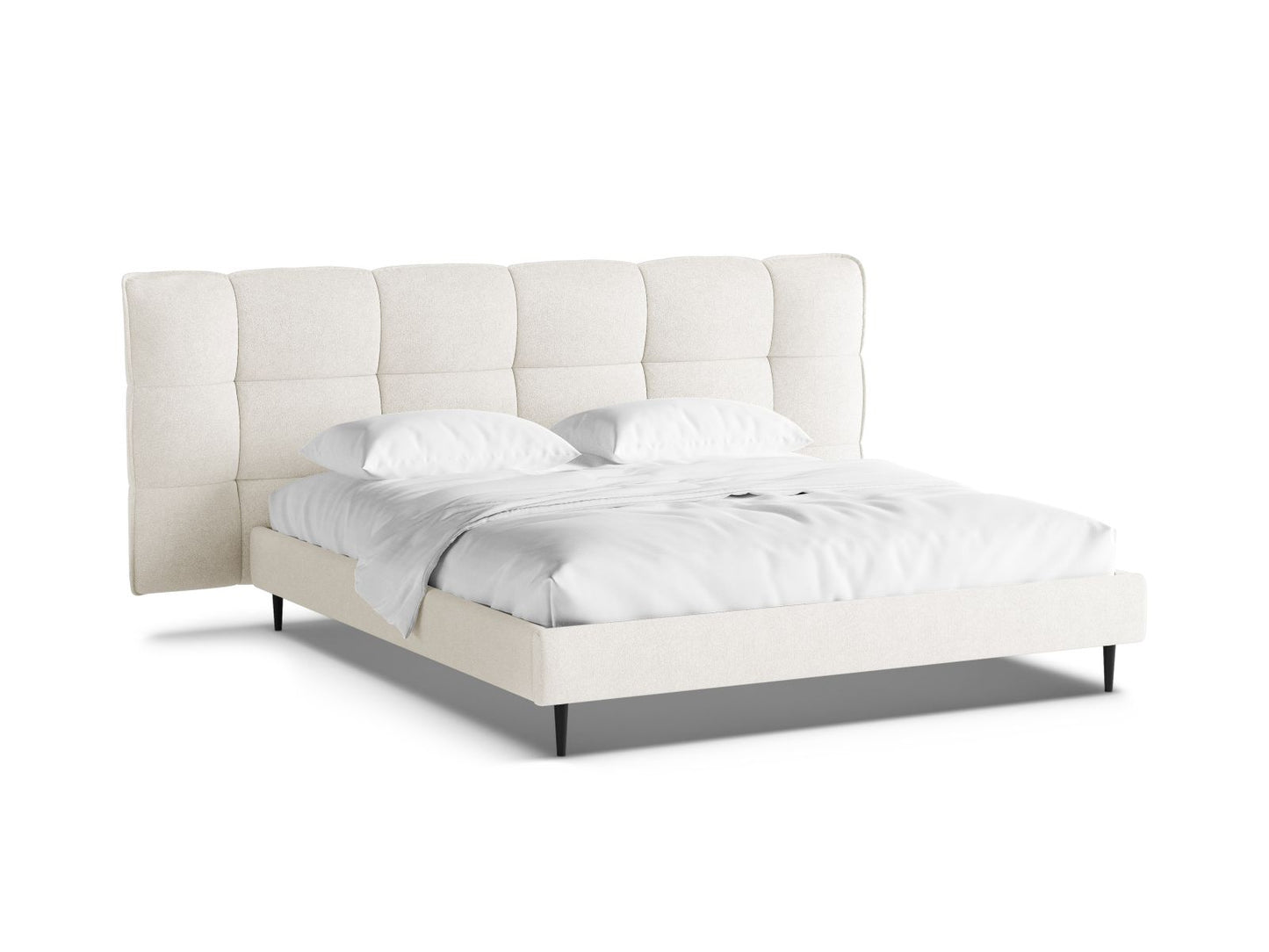 Bett Bouclé Brick Eric — Ivory