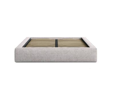 Bett Strukturstoff Beige Melange Simon — Beige Melange