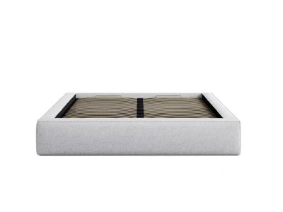 Simon Storage Bed — Light Grey Melange