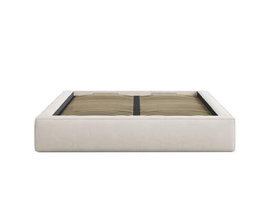 Simon Storage Bed — Light Beige